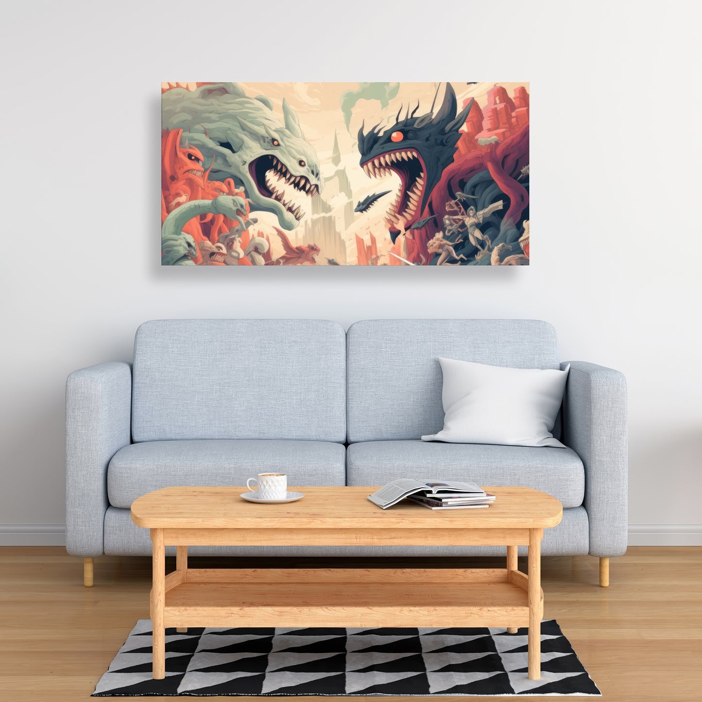 Ultimate fight - 32"x32" Canvas