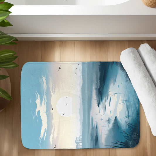 The marsh - 17"x24" Bath mat