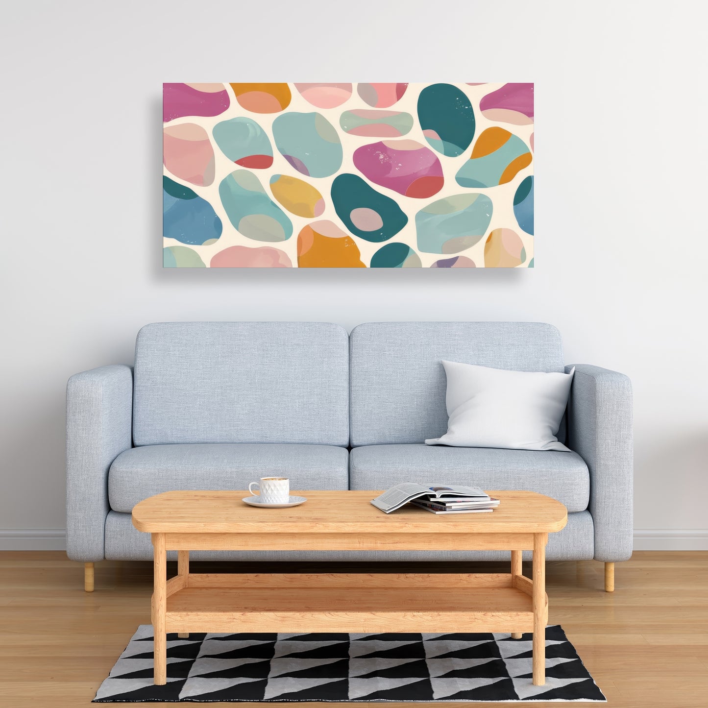 Dots and bops - 32"x32" Canvas