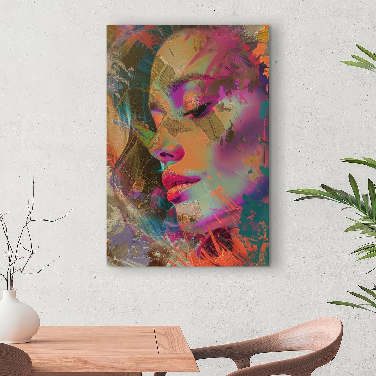 Grunge look - 32"x32" Canvas