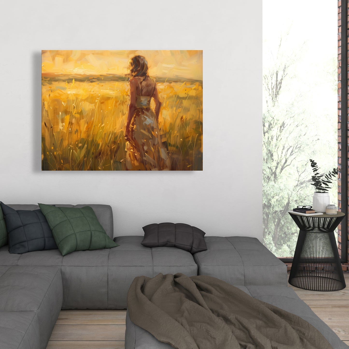 Exploring - 32"x32" Canvas
