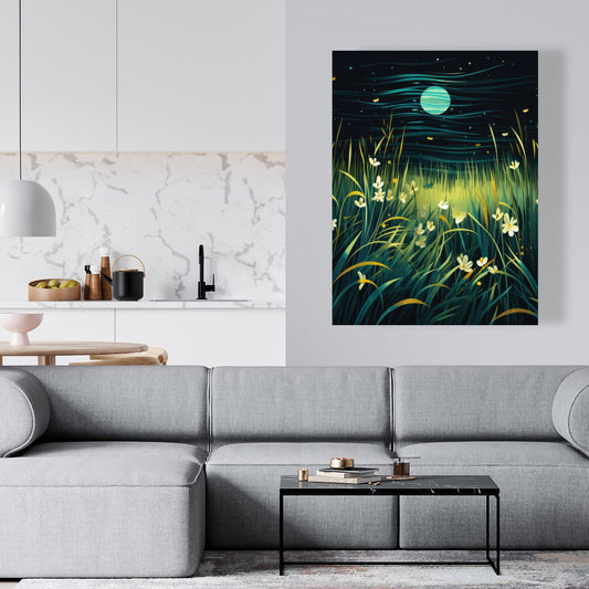 Windy night - 36"x48" Canvas