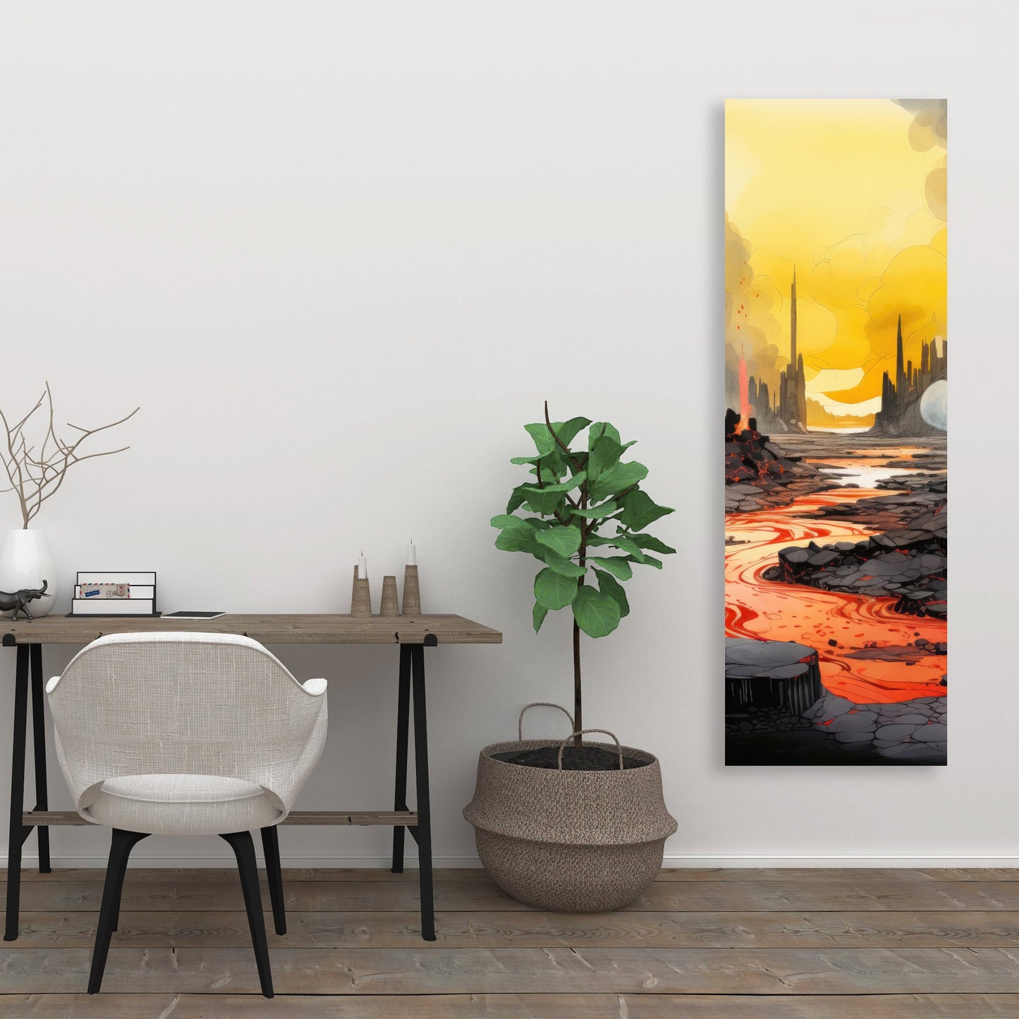 Charred - 32"x32" Canvas