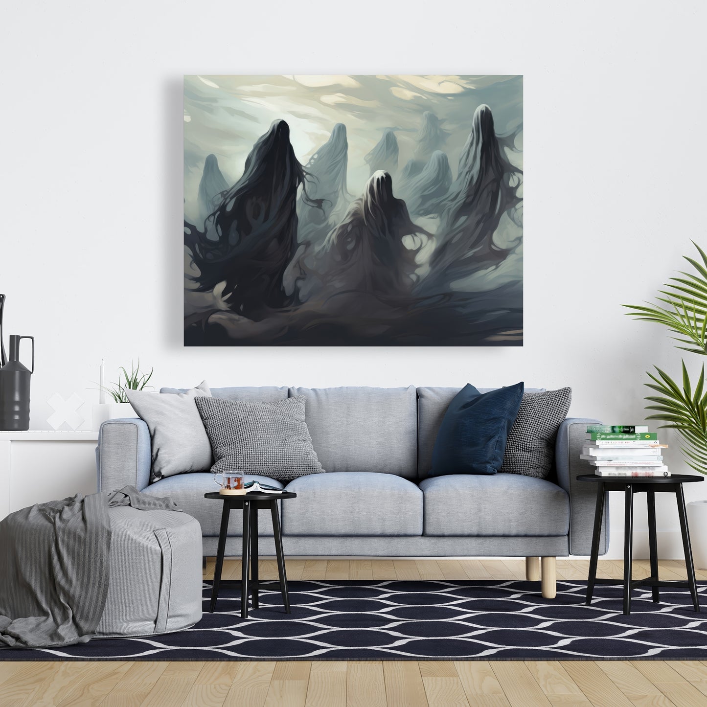 Searching for souls - 32"x32" Canvas