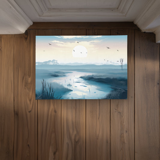 The Marsh Black Indoor Outdoor Door Mat | Home Decor Essential