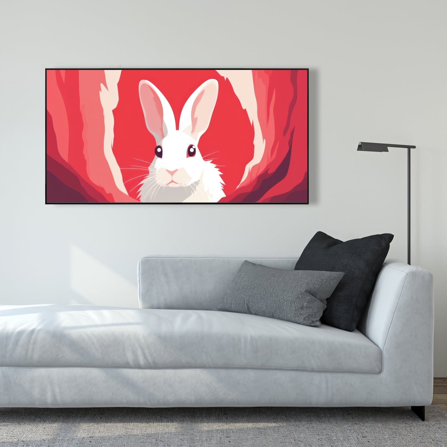 Looking out - 36"x36" Framed canvas