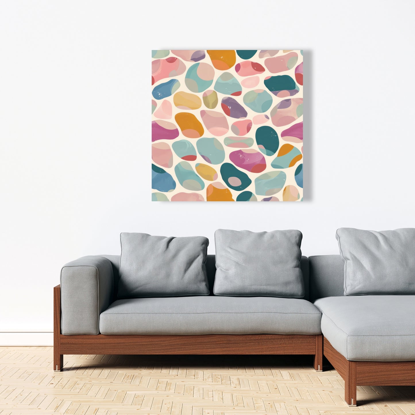 Dots and bops - 32"x32" Canvas