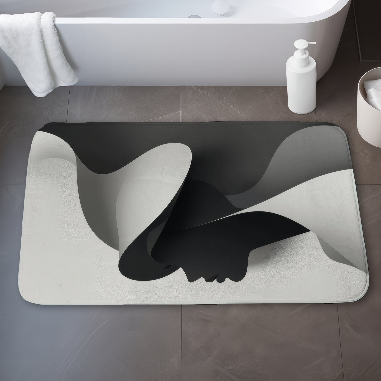 Duality - 17"x24" Bath mat