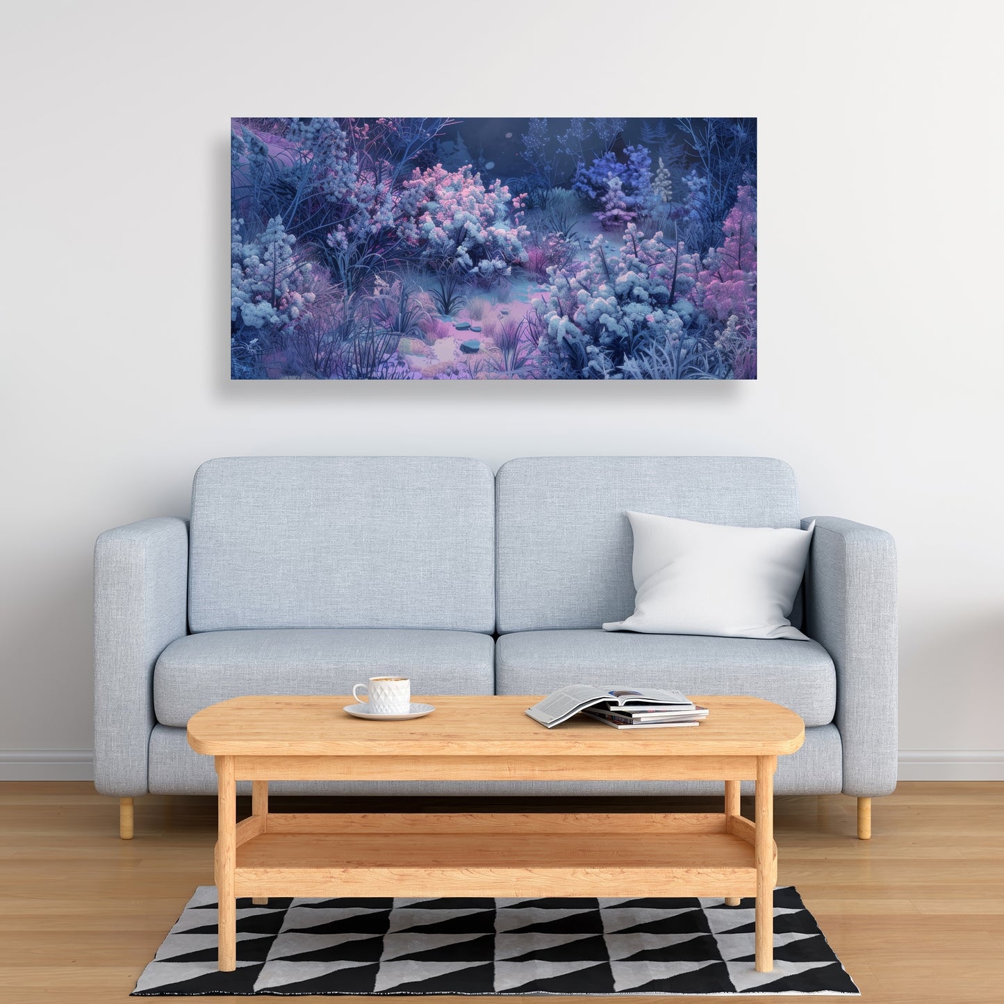 Cold night - 32"x32" Canvas