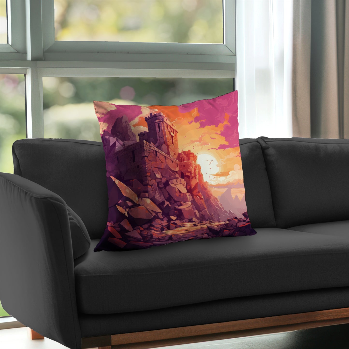 The Setting Rampart | White Poly Twill Throw Pillow Insert