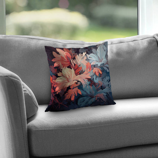 Silent Charm Poly Twill Throw Pillow - Stylish Home Decor