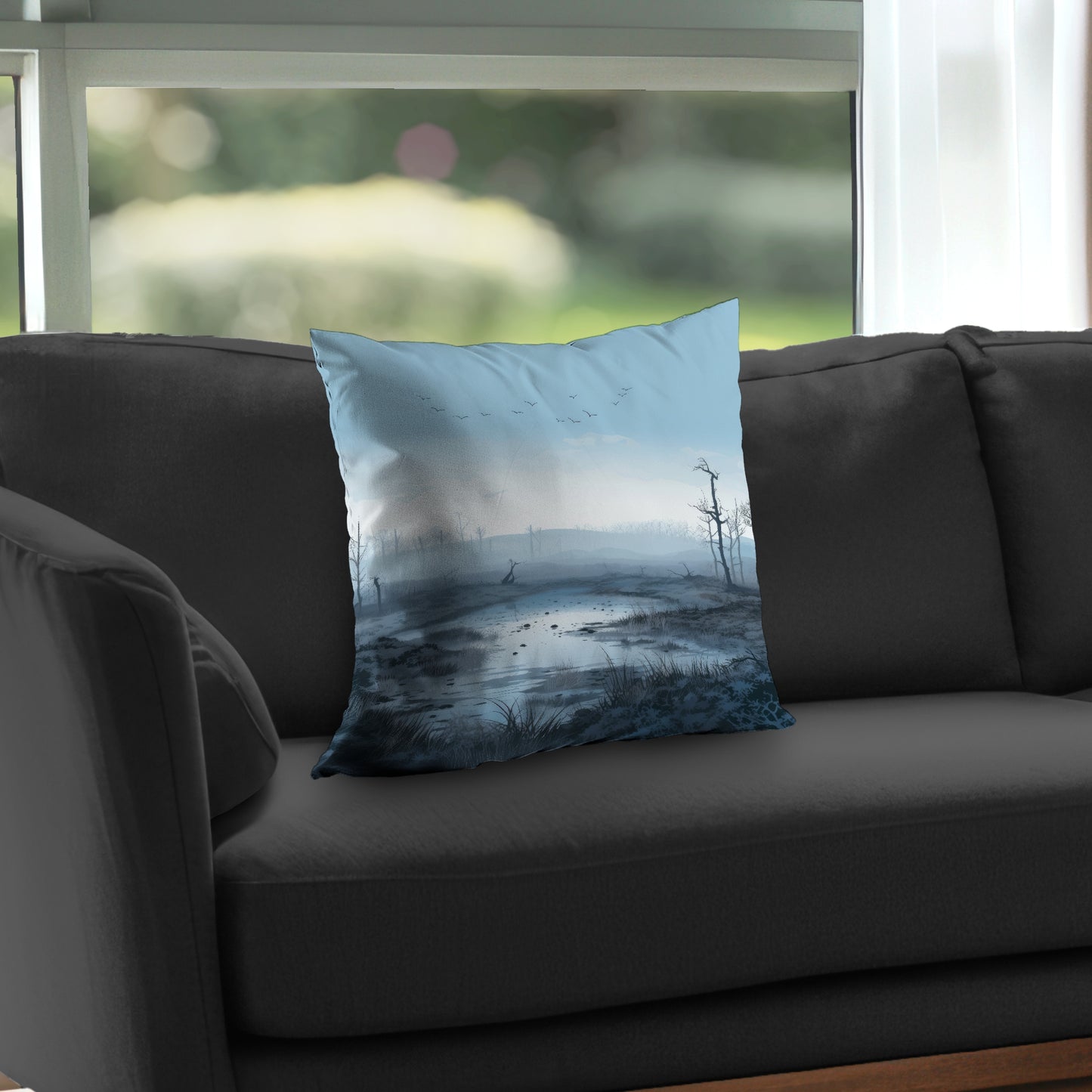 Swampy lands - Throw Pillow