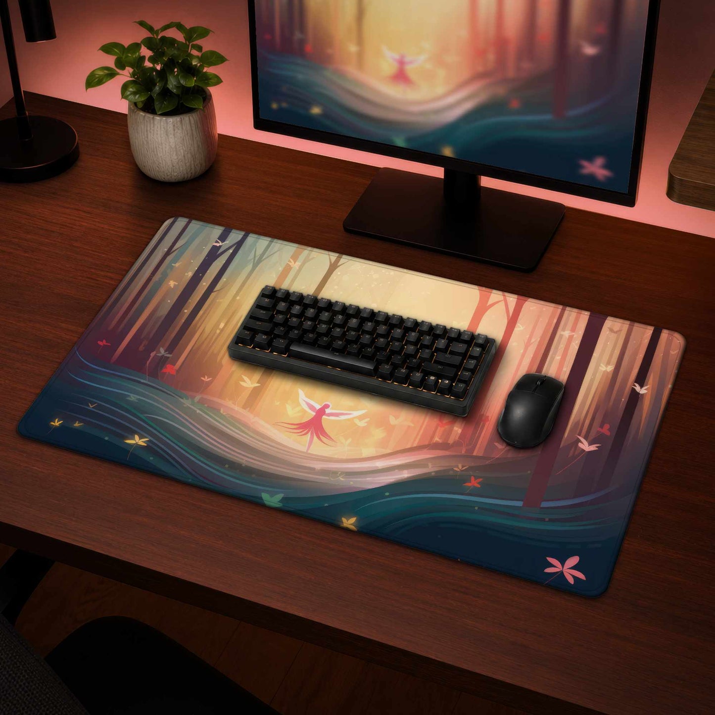 Enchanted Desk Mat - Stylish Home Decor Surface Protector