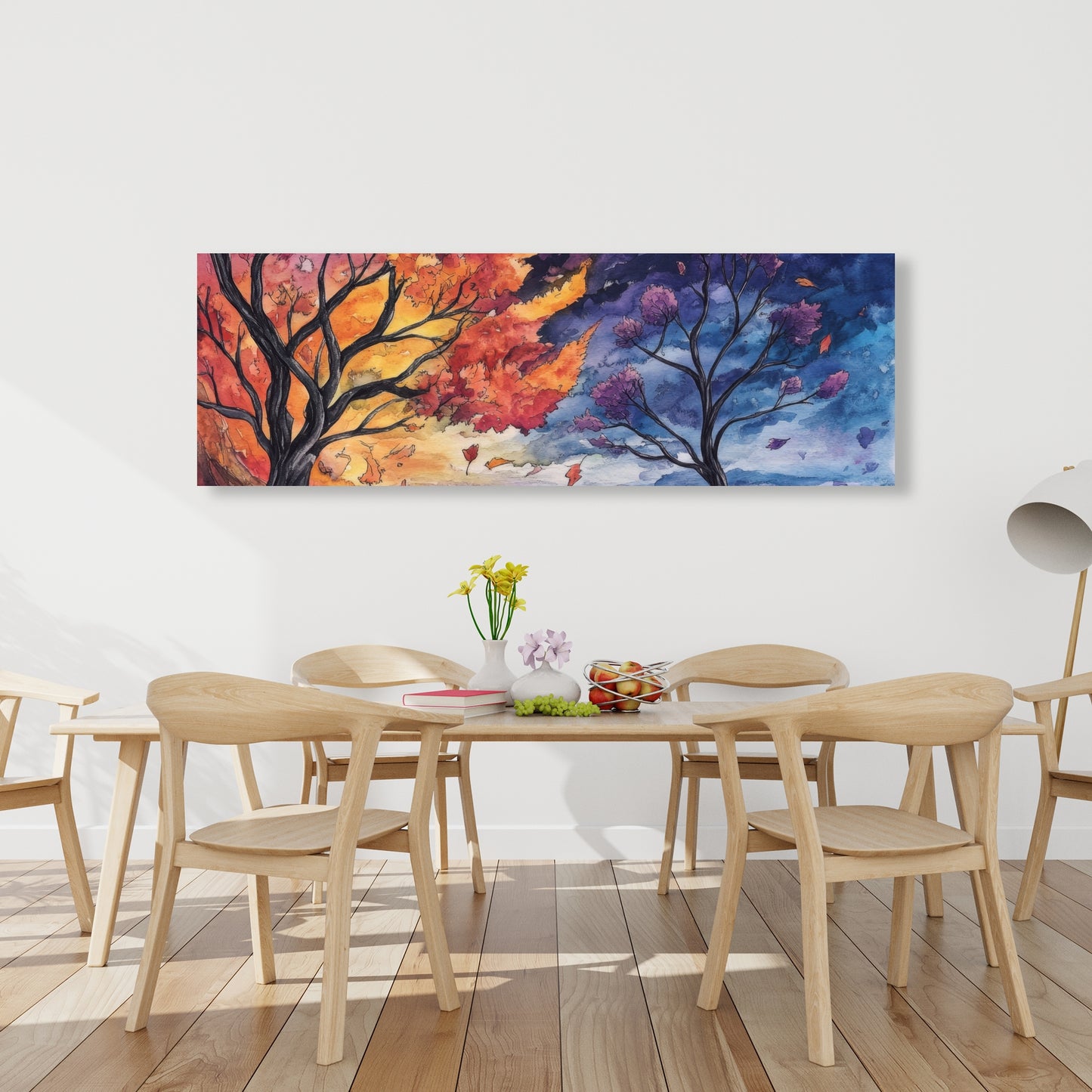 Before the Storm - Blue Canvas Home Decor Art Piece