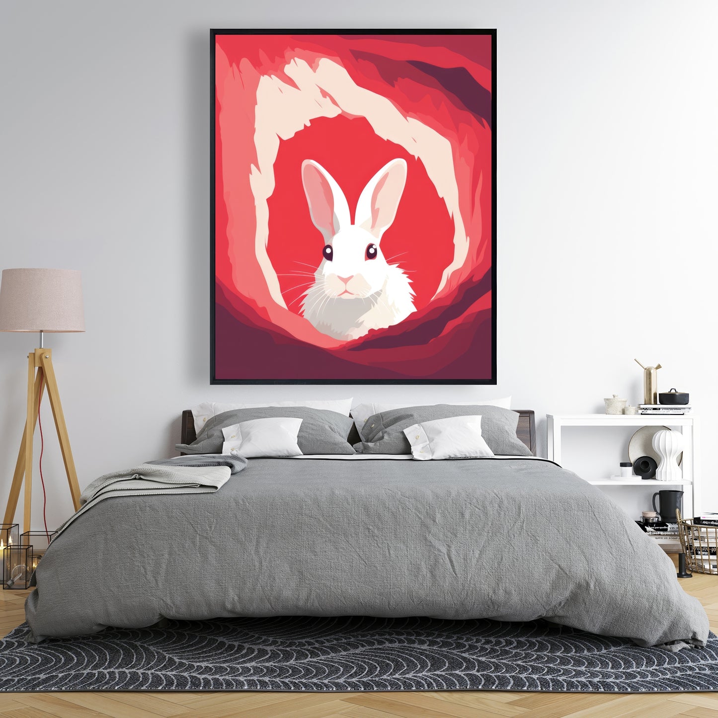 Looking out - 36"x36" Framed canvas