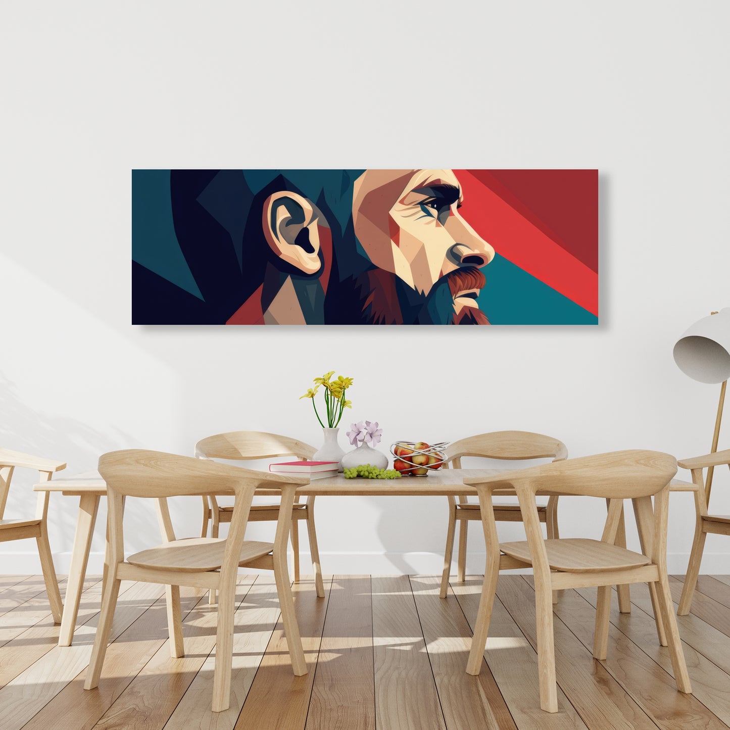 Courageous - Red Canvas Art for Stylish Home Decor