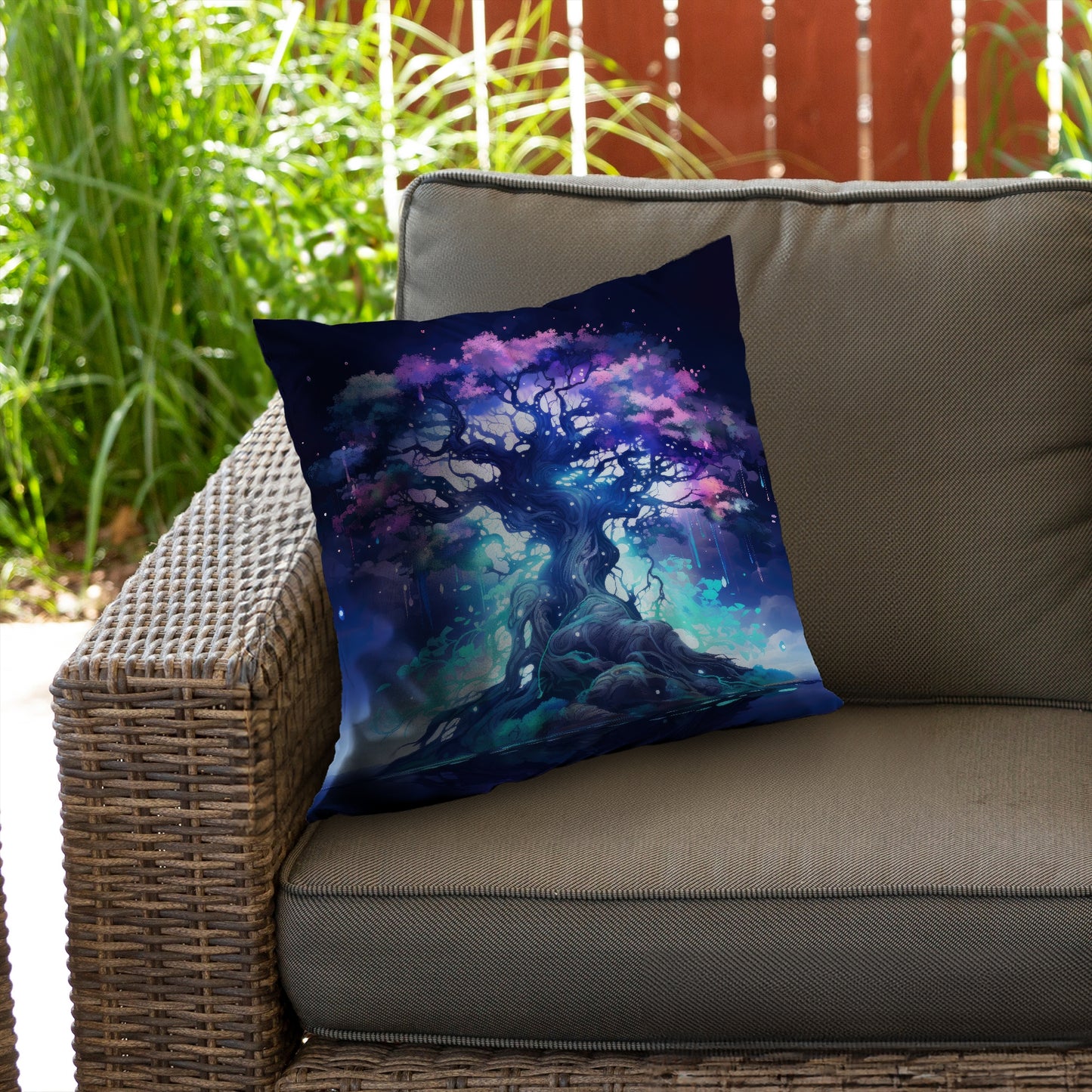 Make a Wish White Poly Twill Throw Pillow - Home Decor Insert