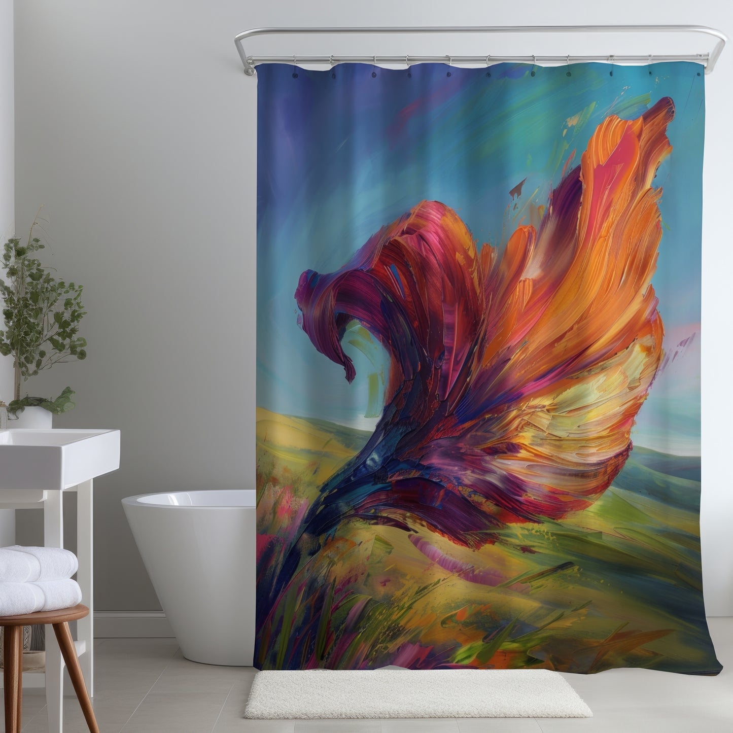 The leaf - Shower Curtain