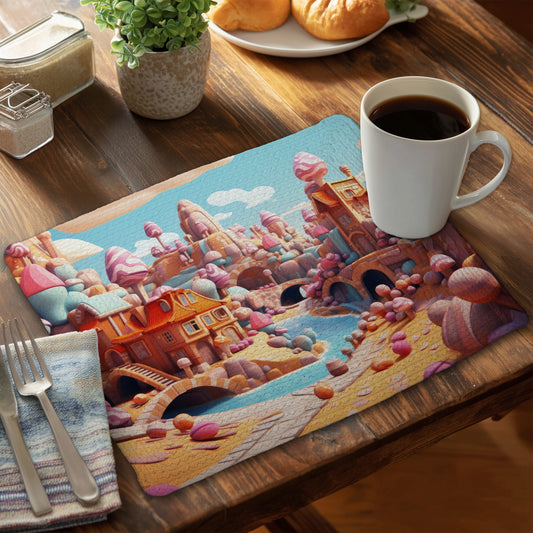 Sweet kingdom - 14"x18" Braided Polyester Placemat