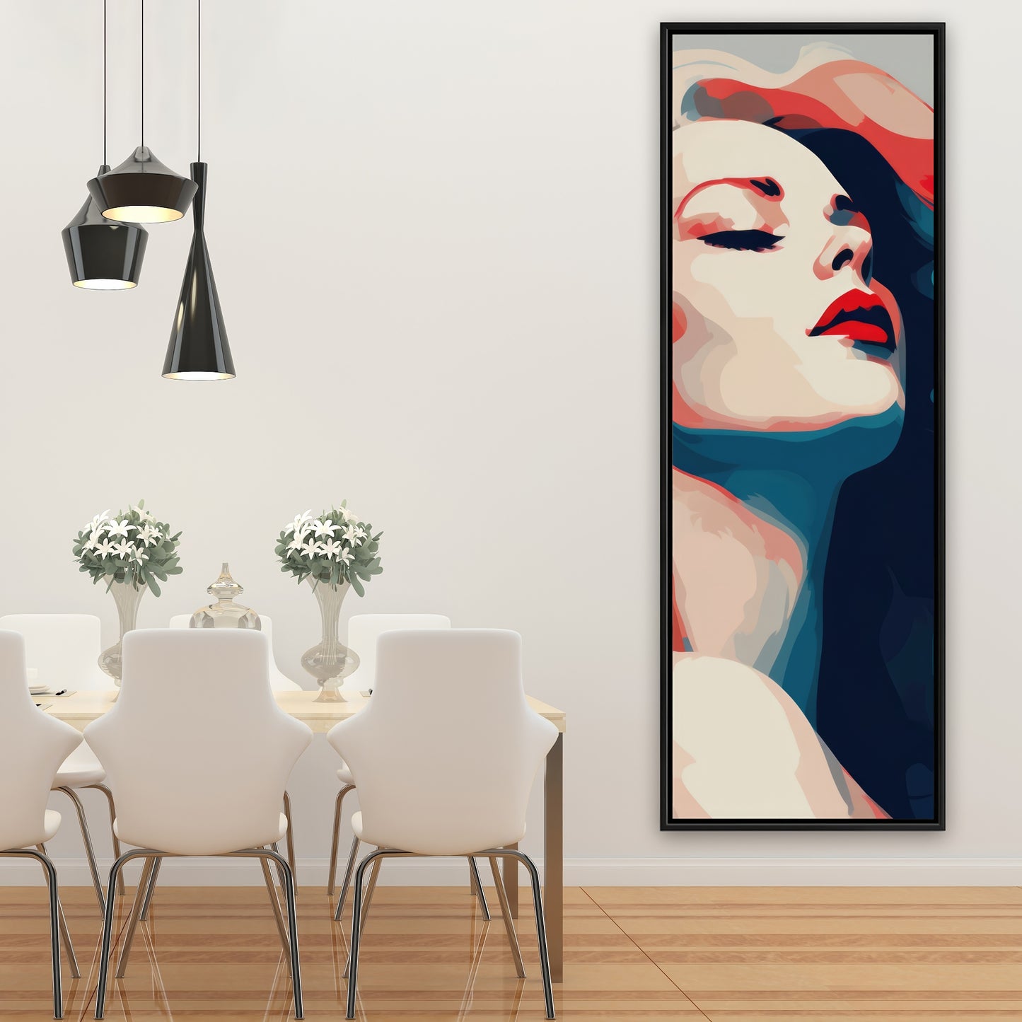 Beauty at its purest - Framed Canvas - Print on demand
