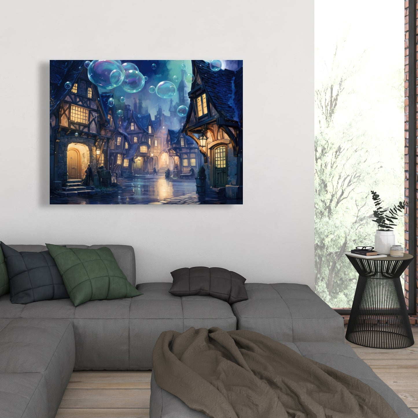 Floating through - 32"x32" Canvas