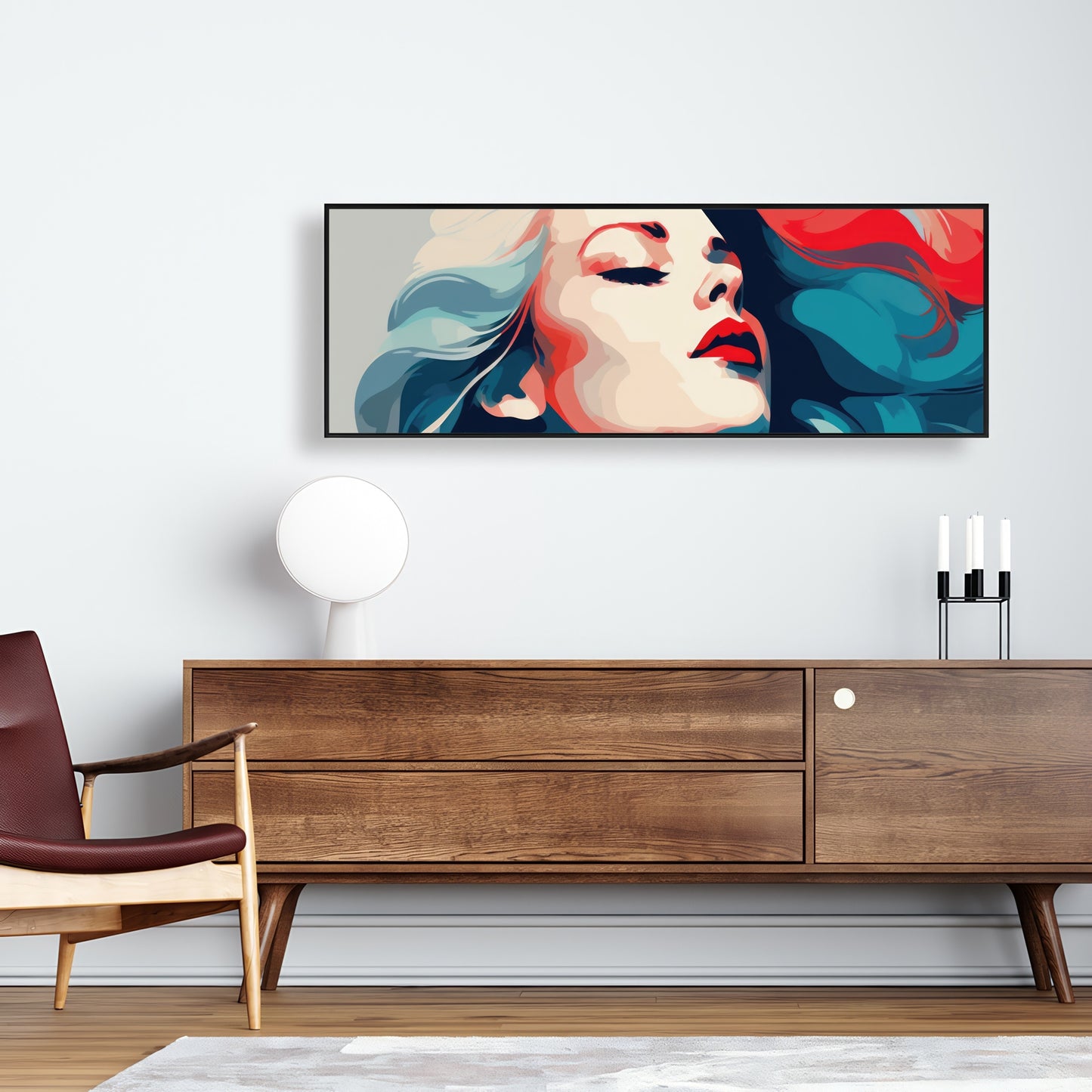 Beauty at its purest - Framed Canvas - Print on demand