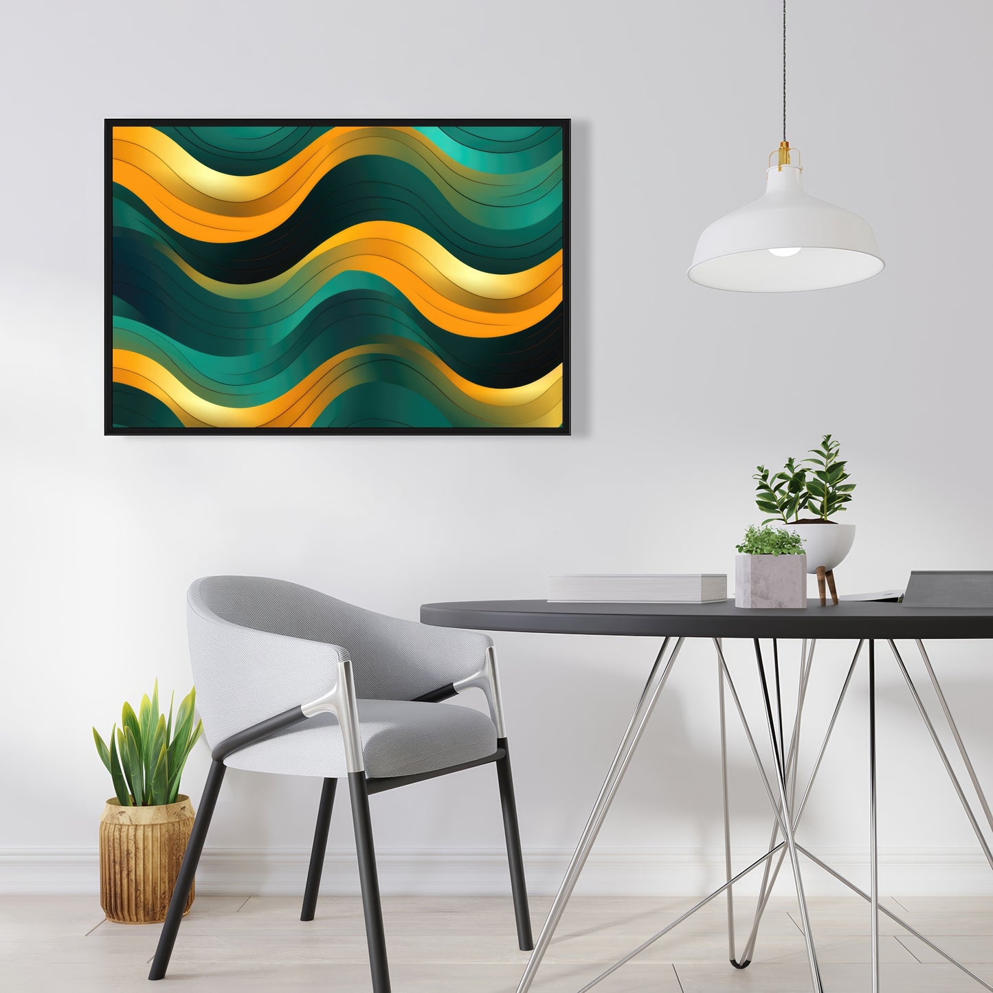 Voluptuous - Framed Canvas - Print on demand