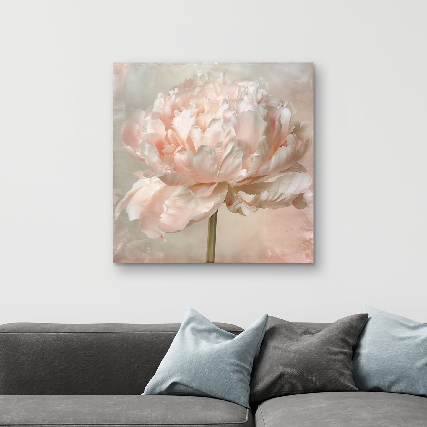 Peony - 32"x32" Canvas