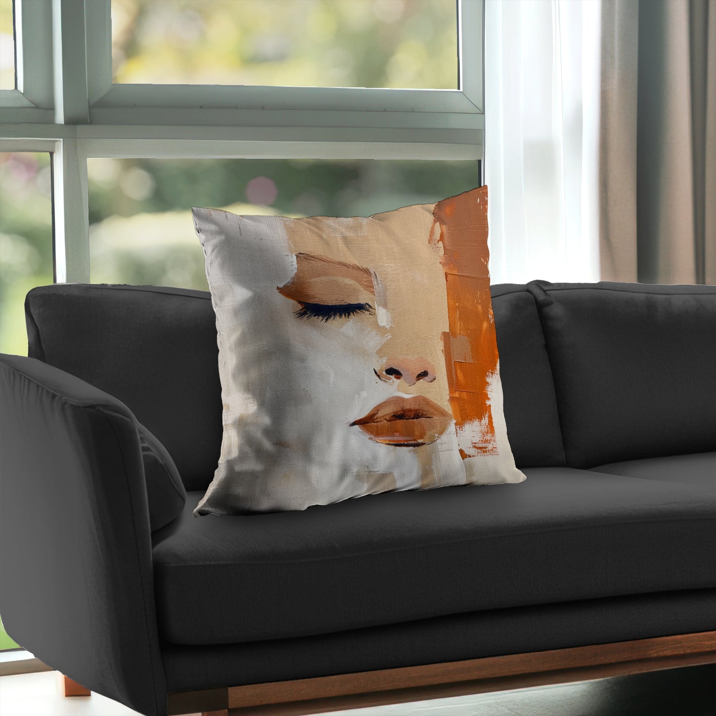 Half - Throw Pillow
