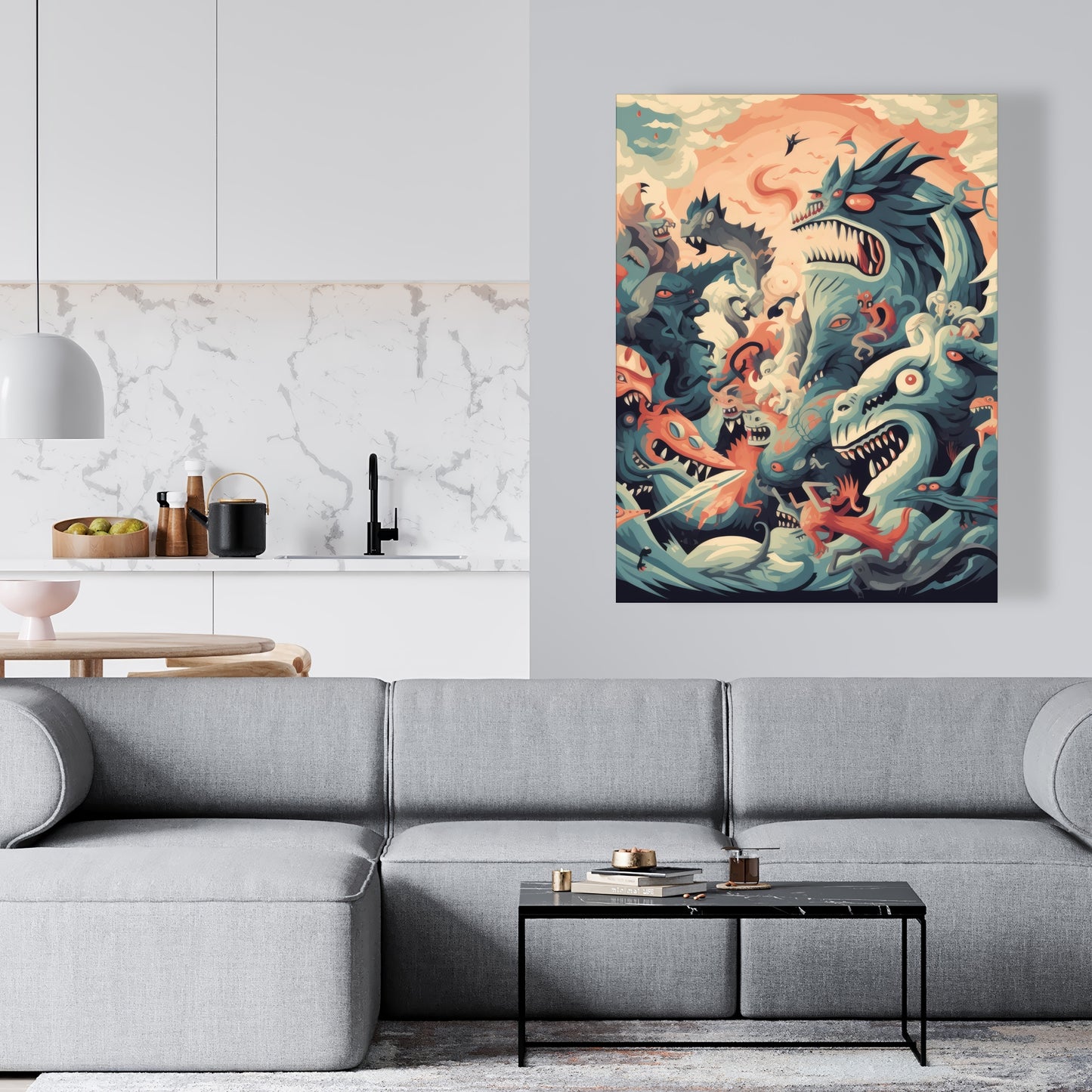 Before time - 32"x32" Canvas