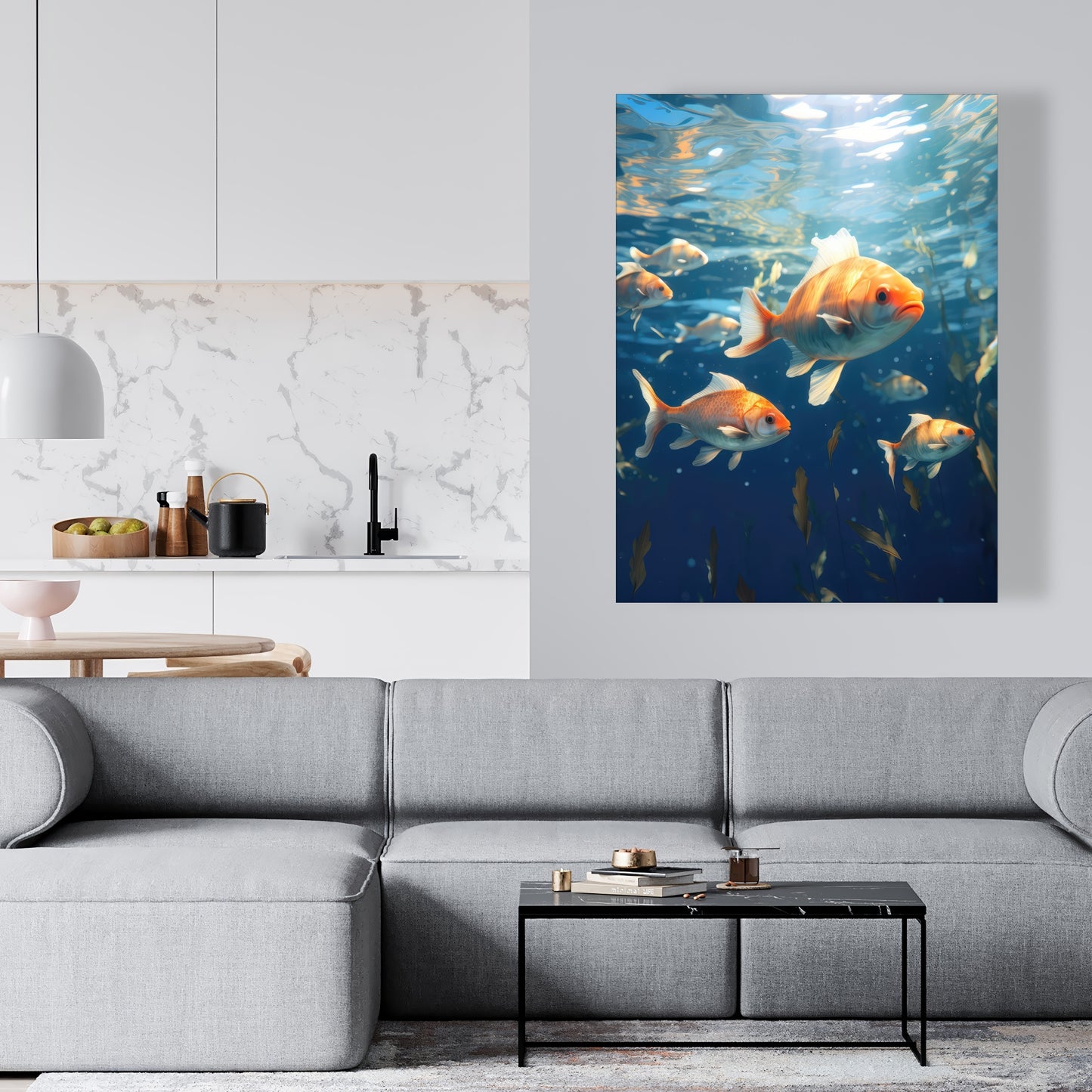 Free flow - 32"x32" Canvas