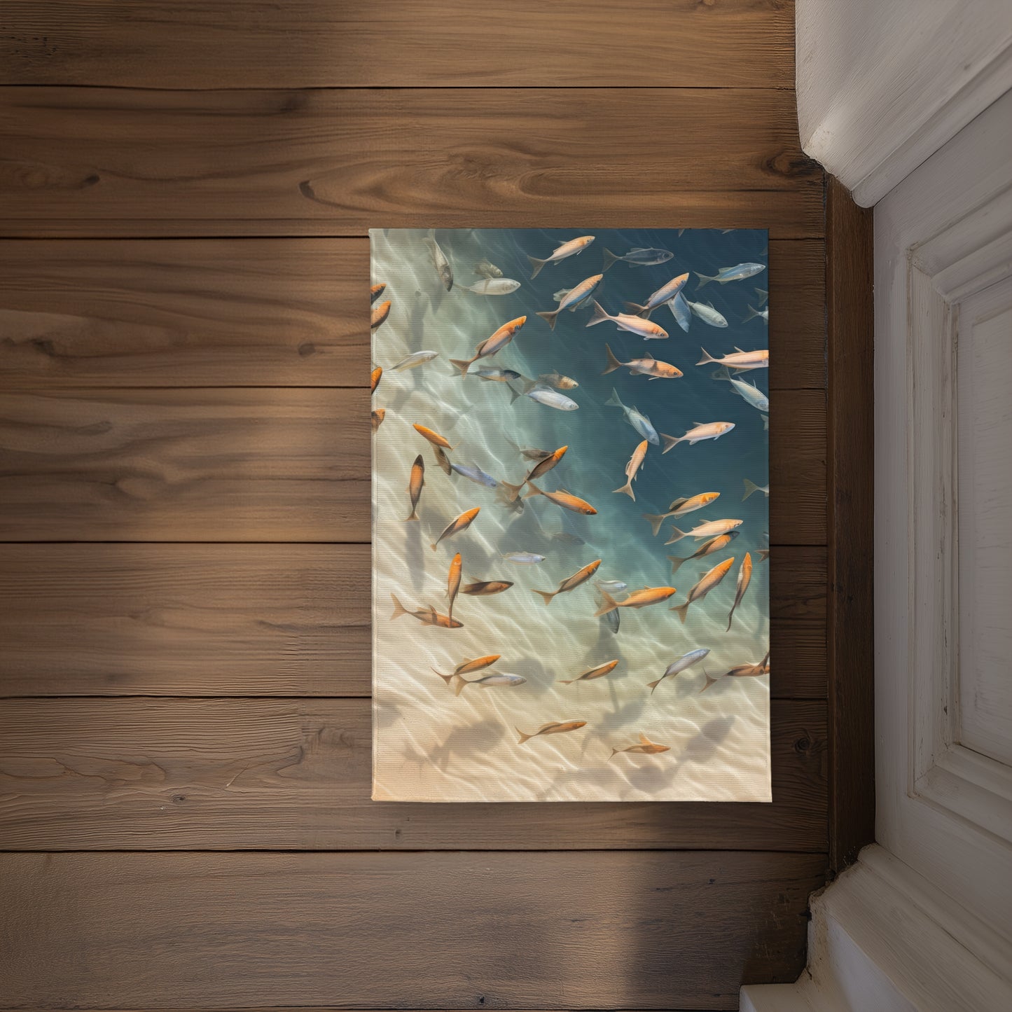 Away from the Sand Beige Indoor Outdoor Door Mat | Home Decor