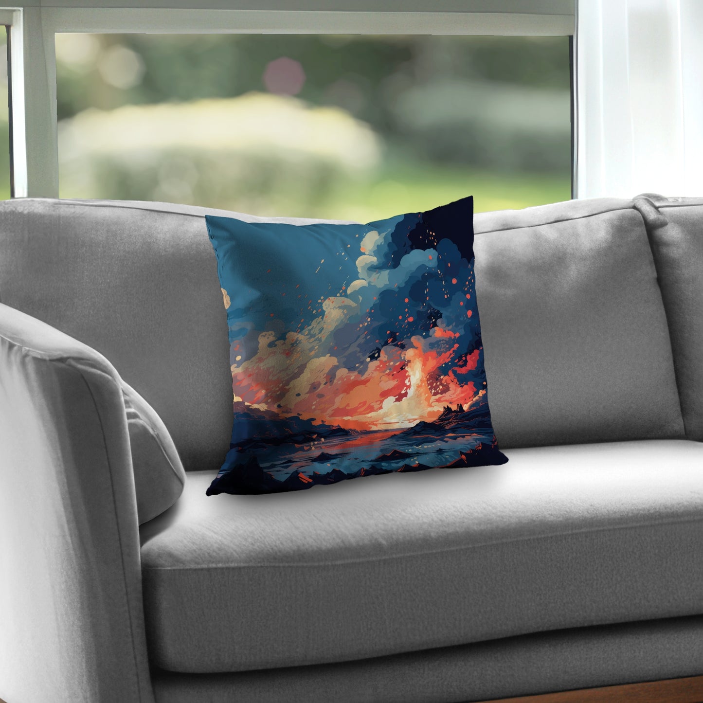 Magma does not wait - Throw Pillow