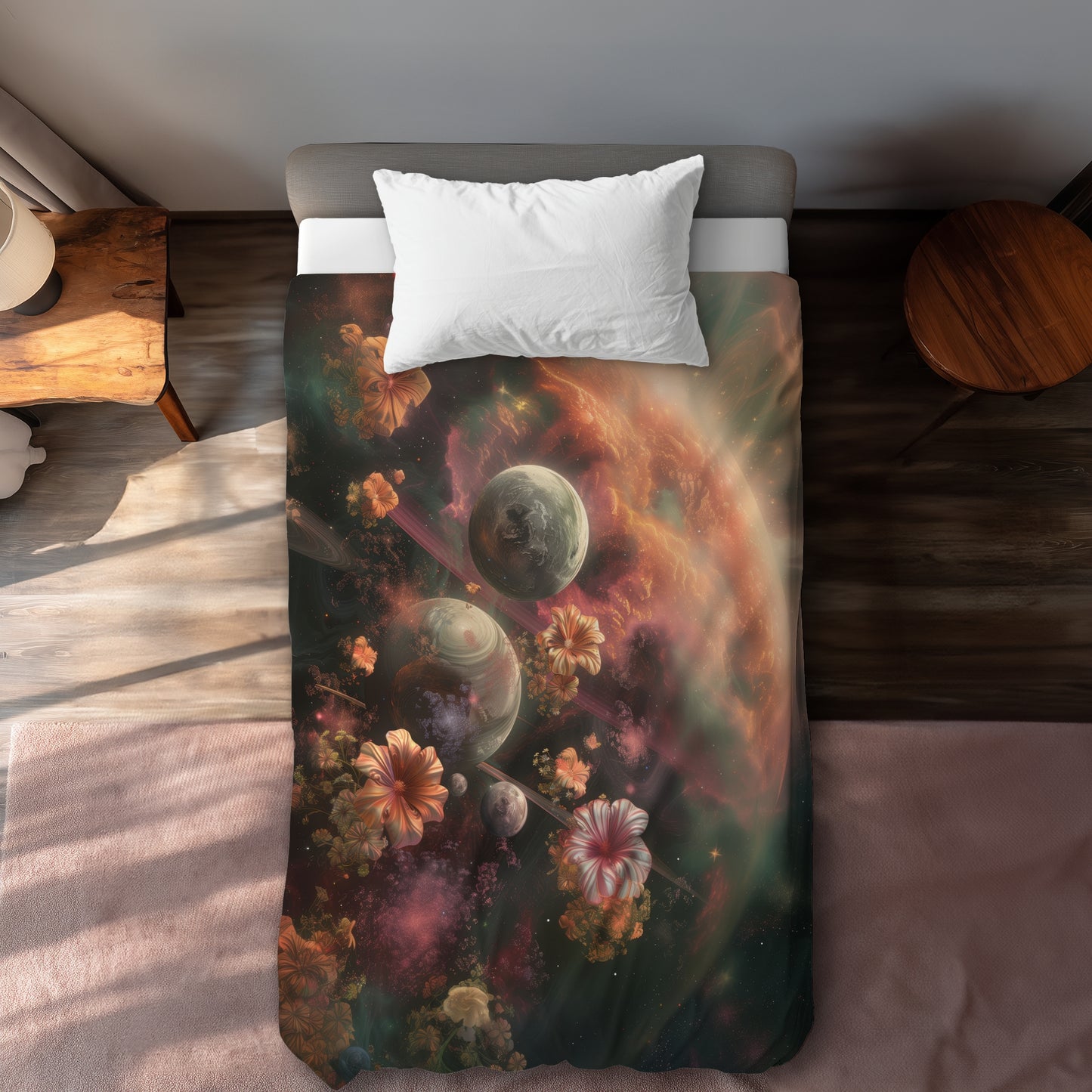 Capturing light - 88"x88" Duvet Cover