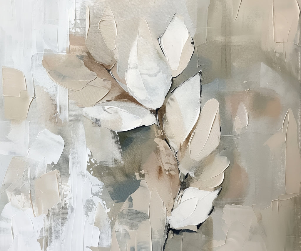Leaf Beige Duvet Cover | Elegant Home Decor Essentials