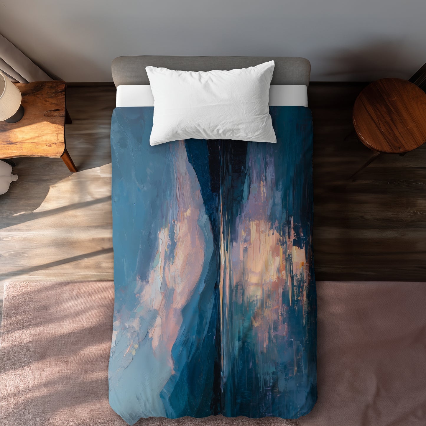 Reflect Beige Duvet Cover - Stylish Home Decor Essential