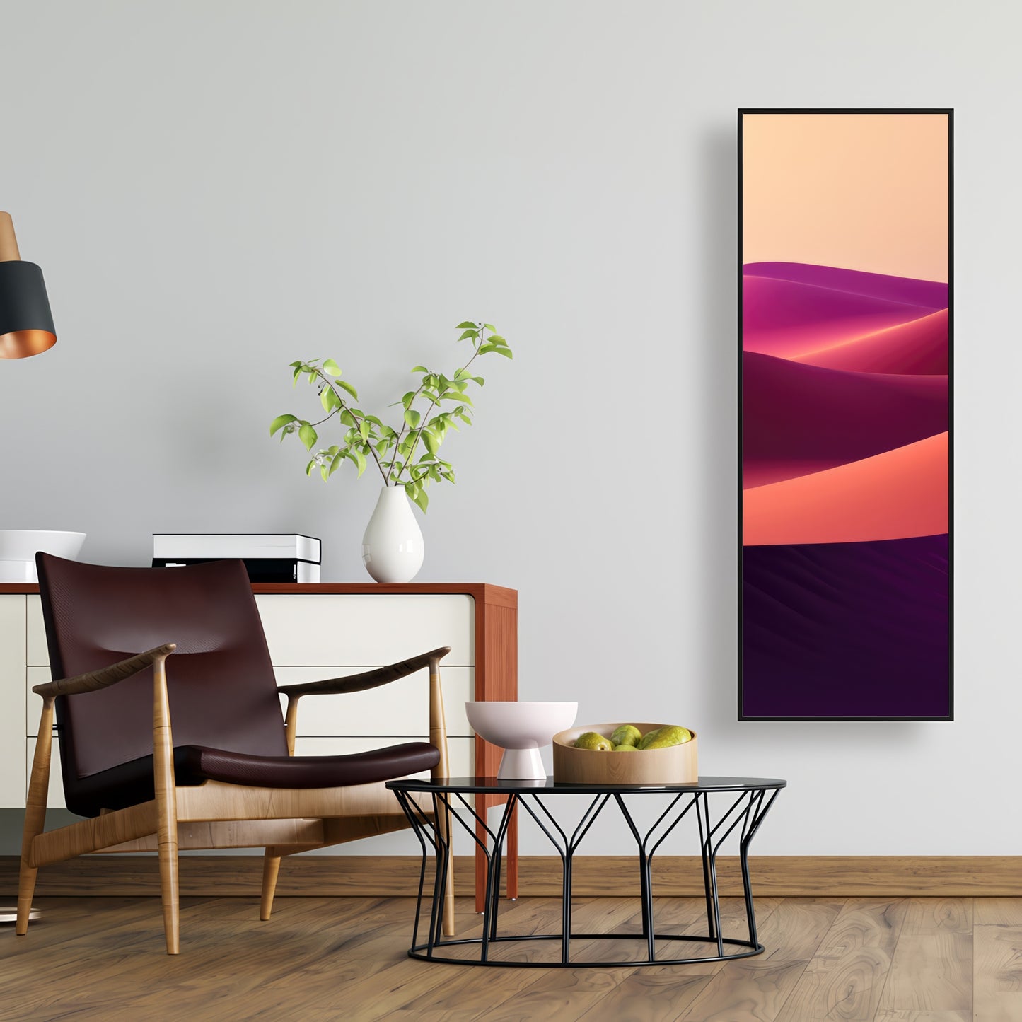 Deep dunes - 36"x36" Framed canvas