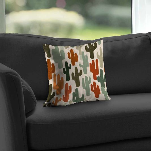 Desert Echoes Throw Pillow - Stylish Poly Twill Home Decor