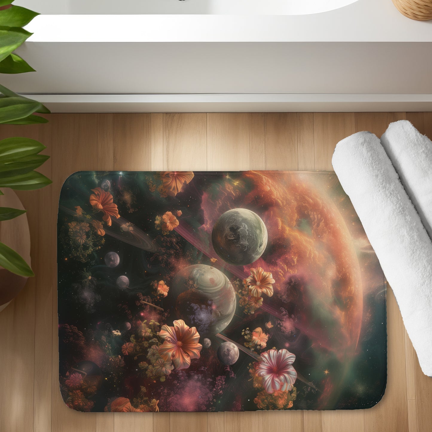 Capturing light - 17"x24" Bath mat