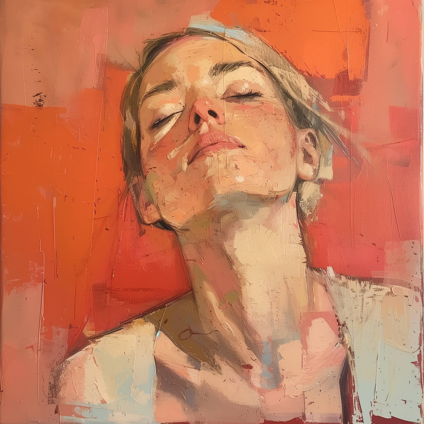 Relief - 24"x24" Framed canvas