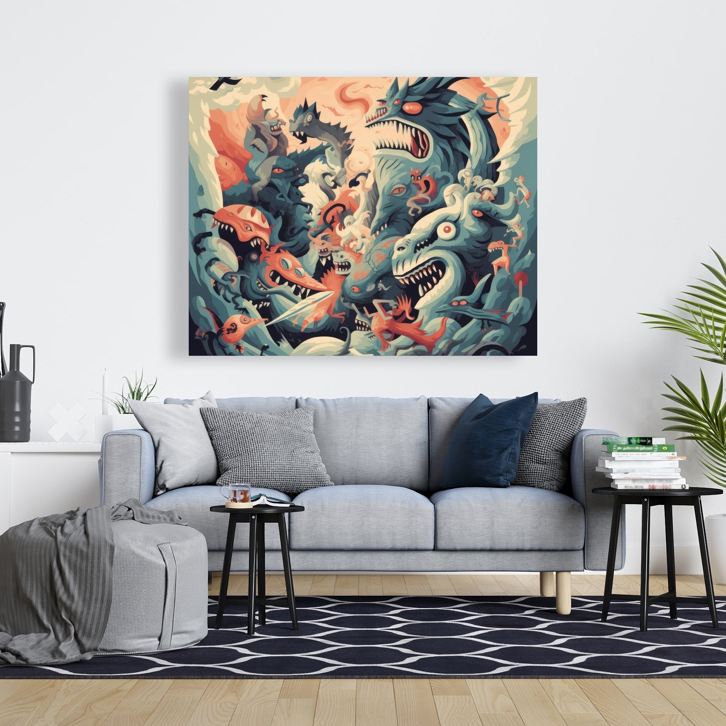Before time - 32"x32" Canvas