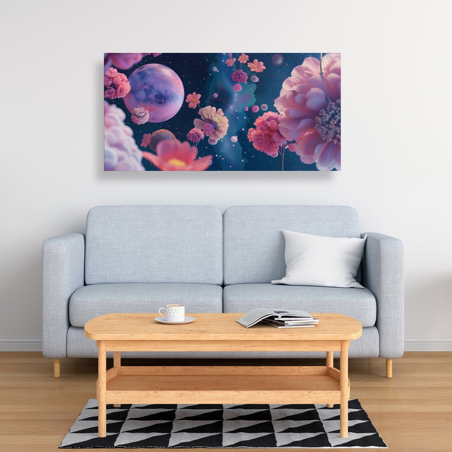 Pink void - 32"x32" Canvas