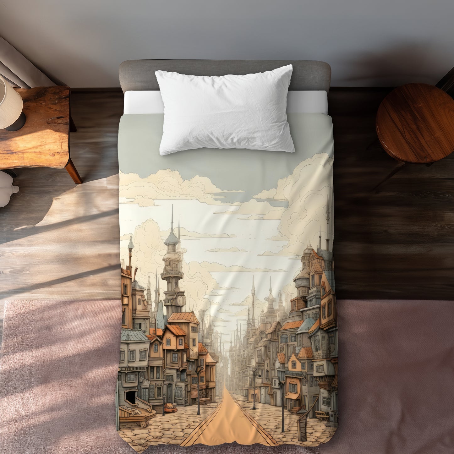 Doing well Beige Duvet Cover - Stylish Home Decor Essential