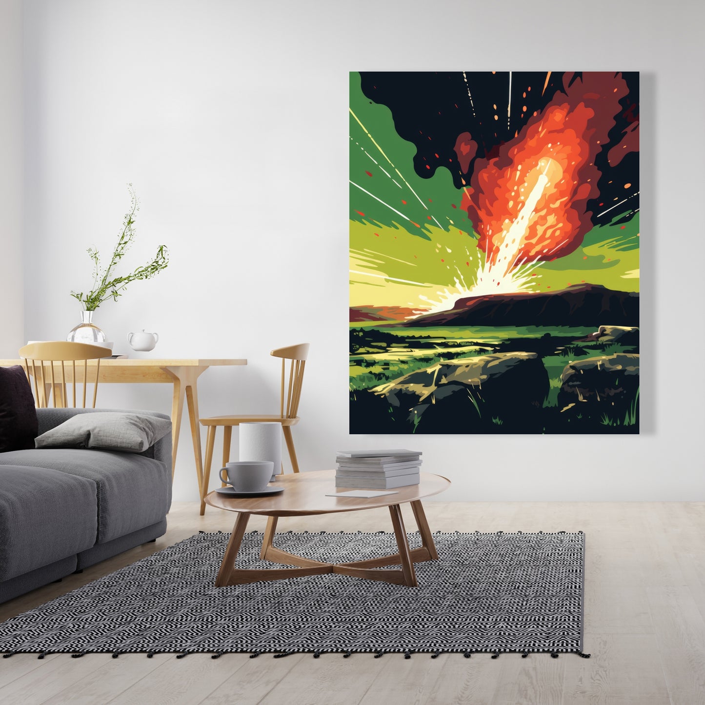The crash - 32"x32" Canvas