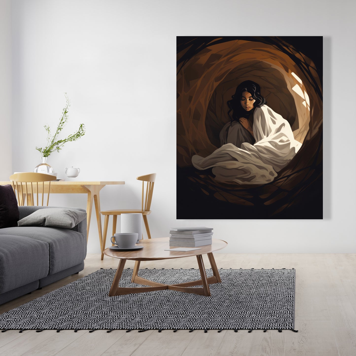 Warm embrace - 32"x32" Canvas