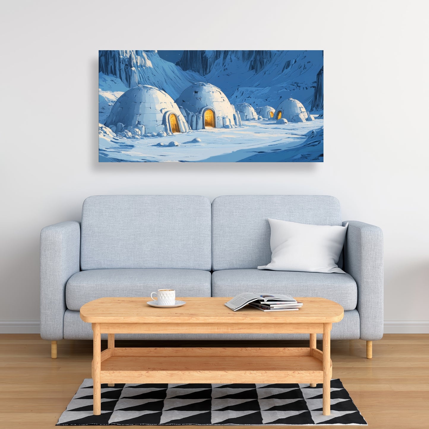 Ice cold - 32"x32" Canvas