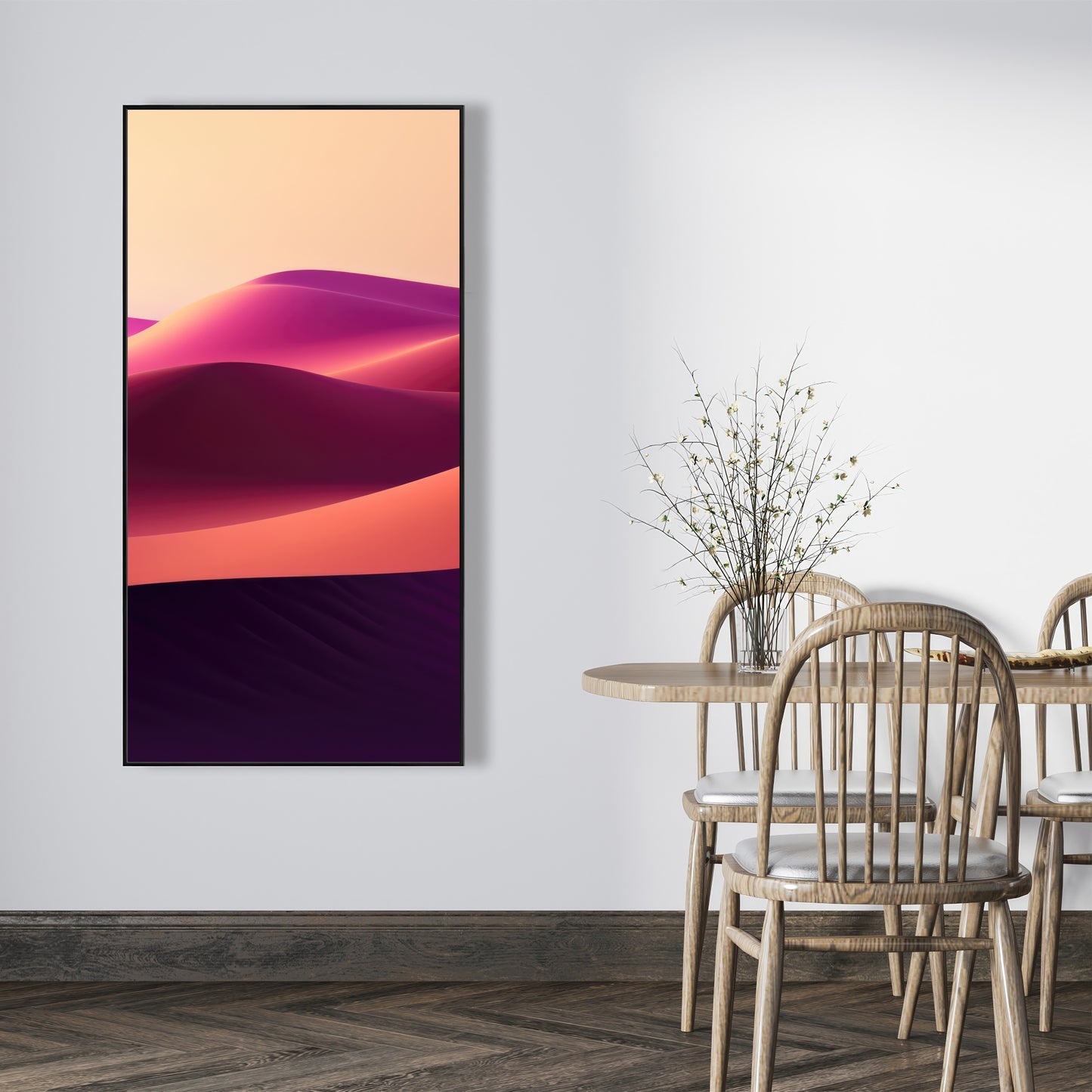 Deep dunes - 36"x36" Framed canvas