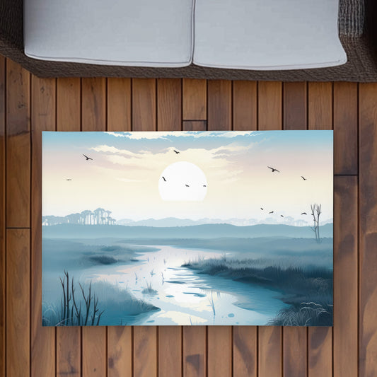 The Marsh Beige Outdoor Area Rug | Home Decor Essential