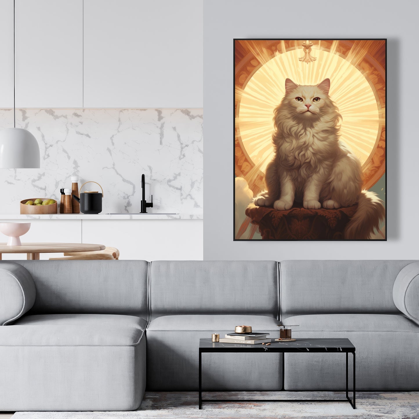 Infinite carelessness - 36"x36" Framed canvas