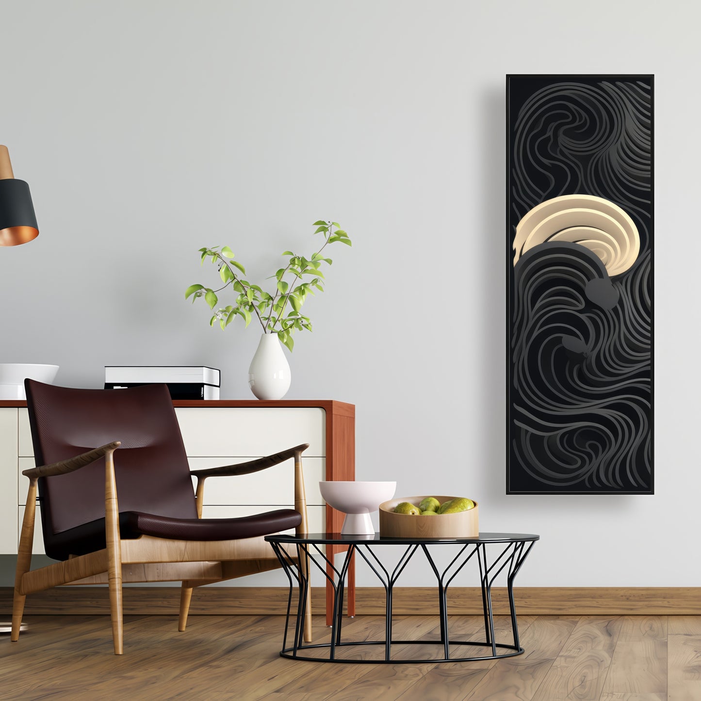 Layers - 36"x36" Framed canvas
